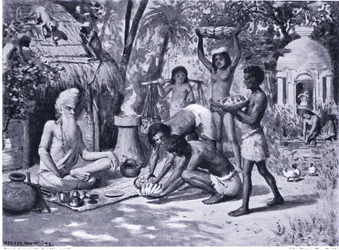 Ein Einsiedler in den Zeiten vor den Daten